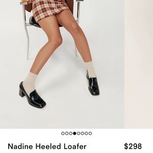 Reformation Nadine healed loafer size 7.5